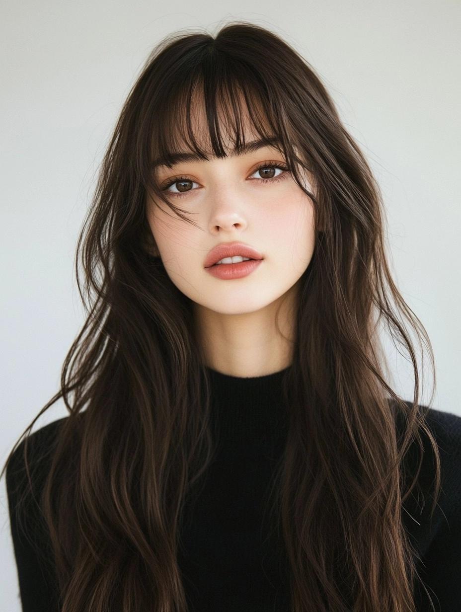 Discover Stunning Long Haircuts with Bangs for Every Style