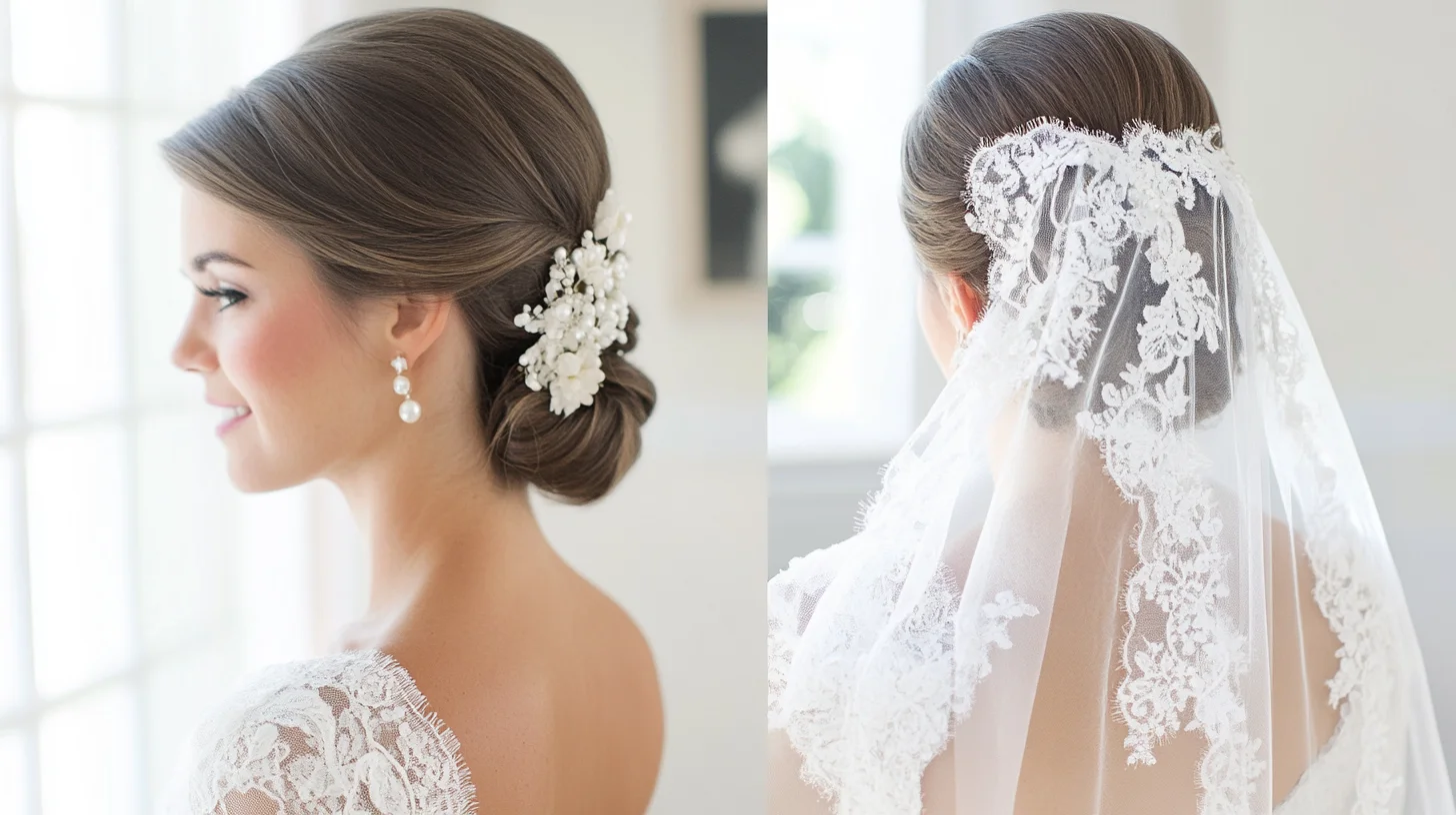 19 Stunning Wedding Hairstyles for Long Hair with Veils