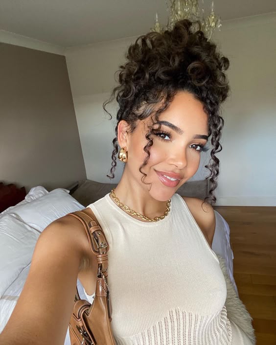 20+ Curly Updo Hairstyles You Have to Try