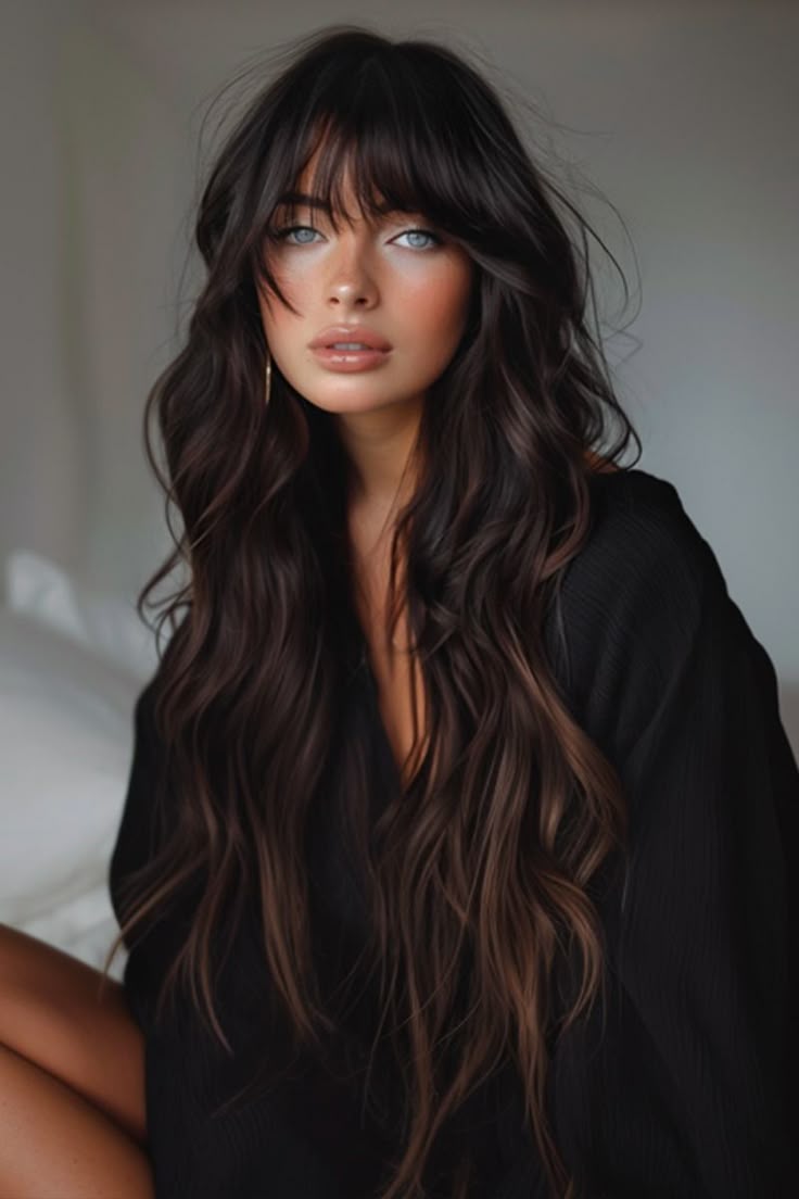 20+ Dark Hair Hairstyles Influencers ADORE