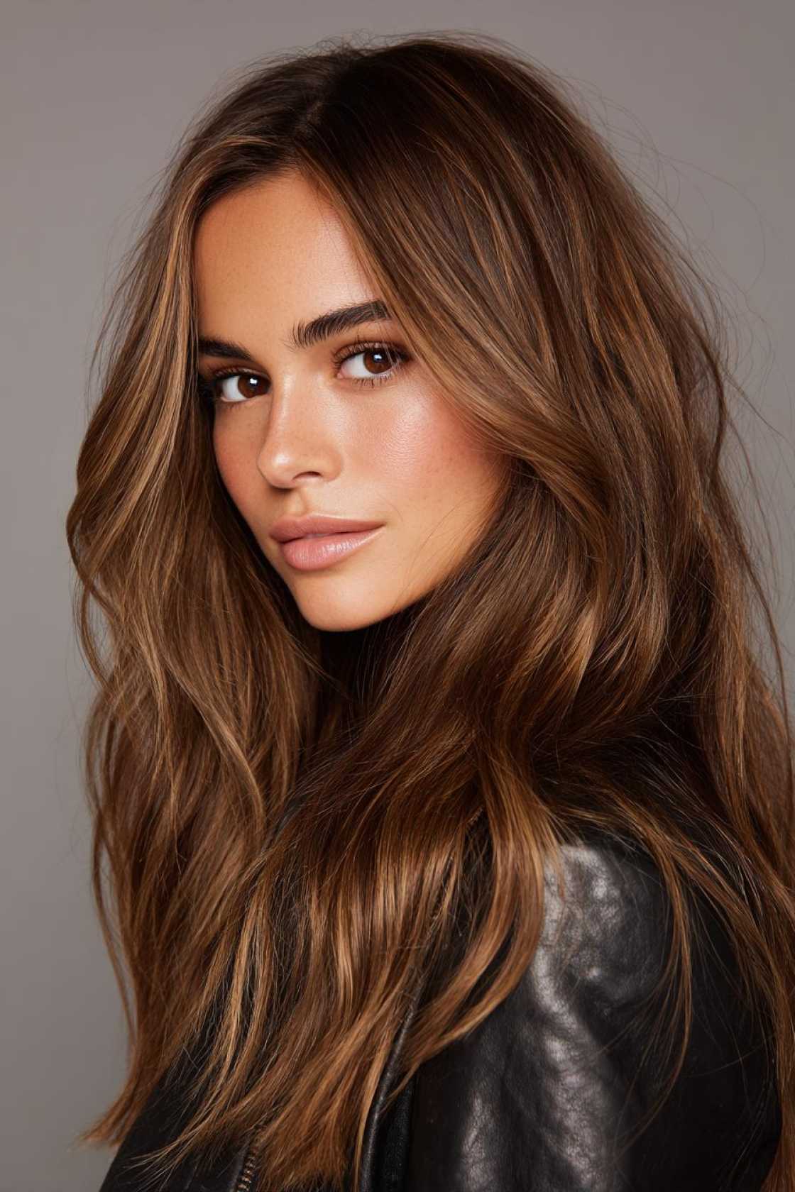 Beyond the Blonde: 15+ Ways to Illuminate Dark Hair with a Toasted Caramel Balayage.