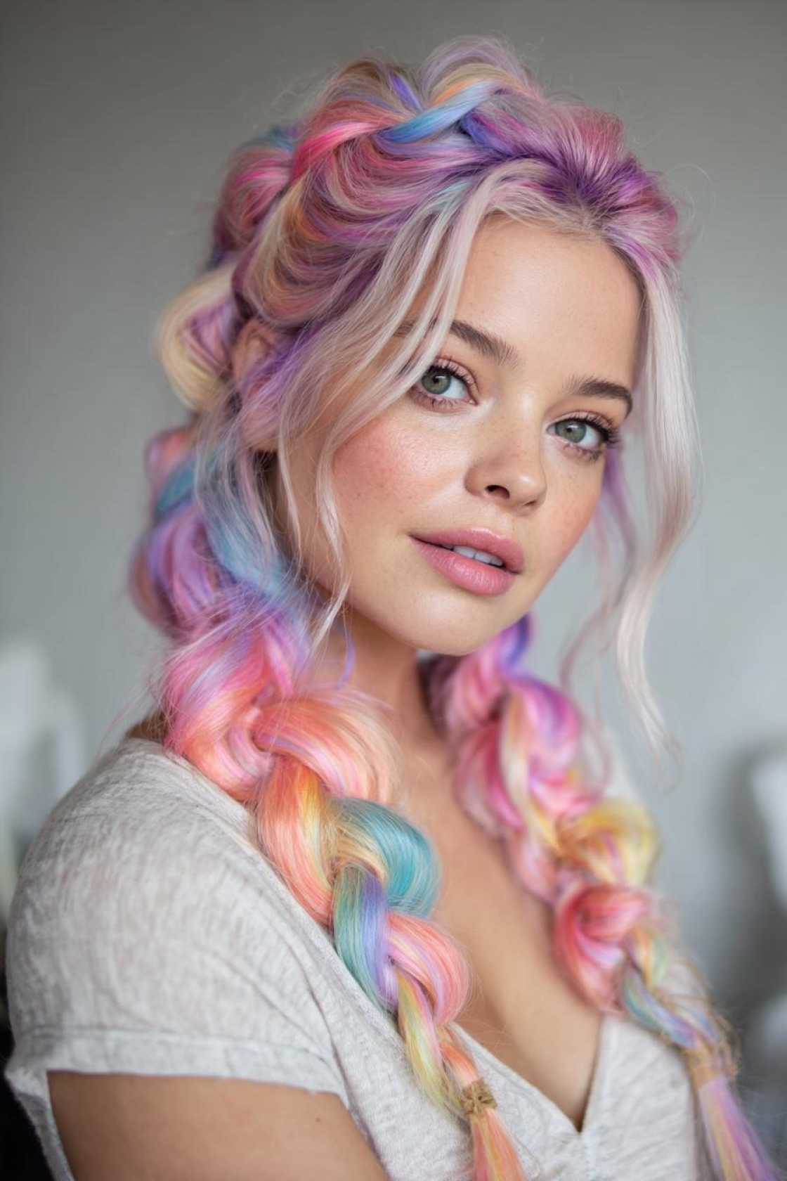 Festival Hair Goals: 15+ Unicorn Bubble Braid Ideas That Are Pure Magic