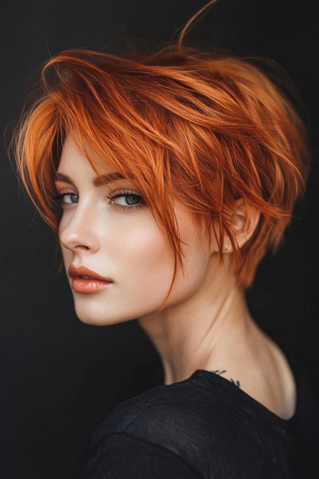 Pixie Perfection: 13+ Copper Pixie Haircuts That Shine with Autumn Warmth