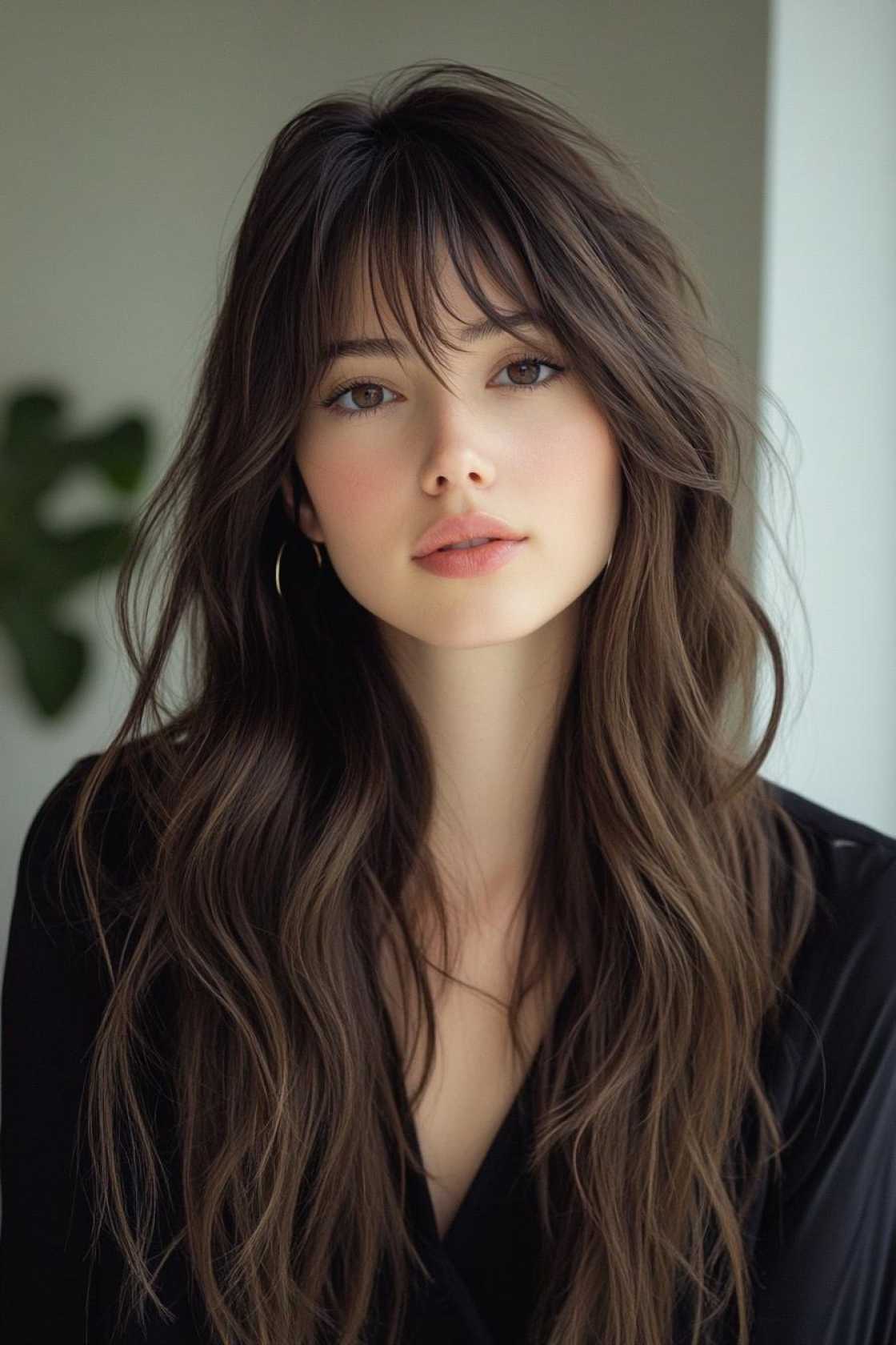 Soft & Subtle: 12+ Hairstyles Featuring Wispy Bangs that Refresh Your Look