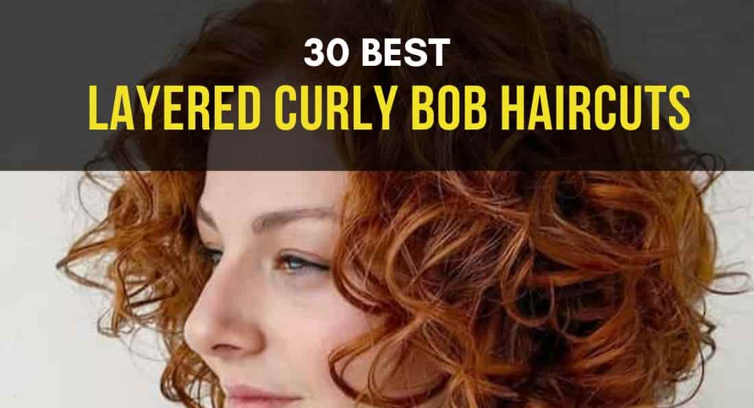 30 Cute Layered Bob Haircuts for Curly Hair