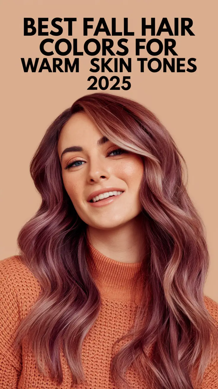 Best Fall Hair Colors for Warm Skin Tones 2025 – Chocolate Auburn, Burgundy, Brunette & Blonde Ideas