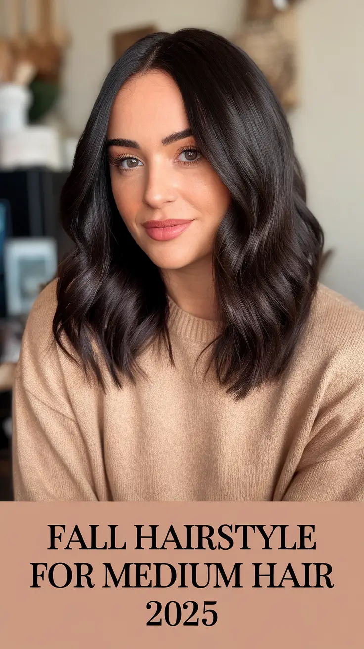 Fall Hairstyle for Medium Hair 2025 – Easy & Cute Medium Looks