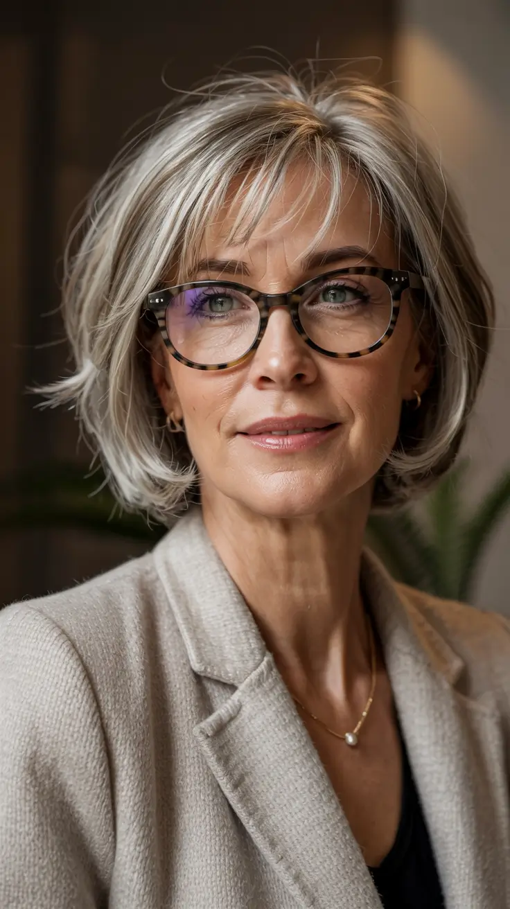 Fall Hairstyles for Women Over 60 Ideas 2025 – Short Bob & Gray Hair Trends
