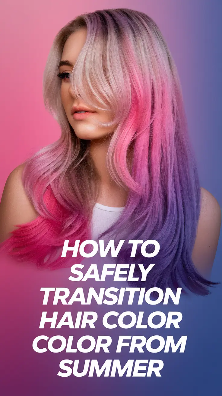 How to Safely Transition Hair Color from Summer to Fall
