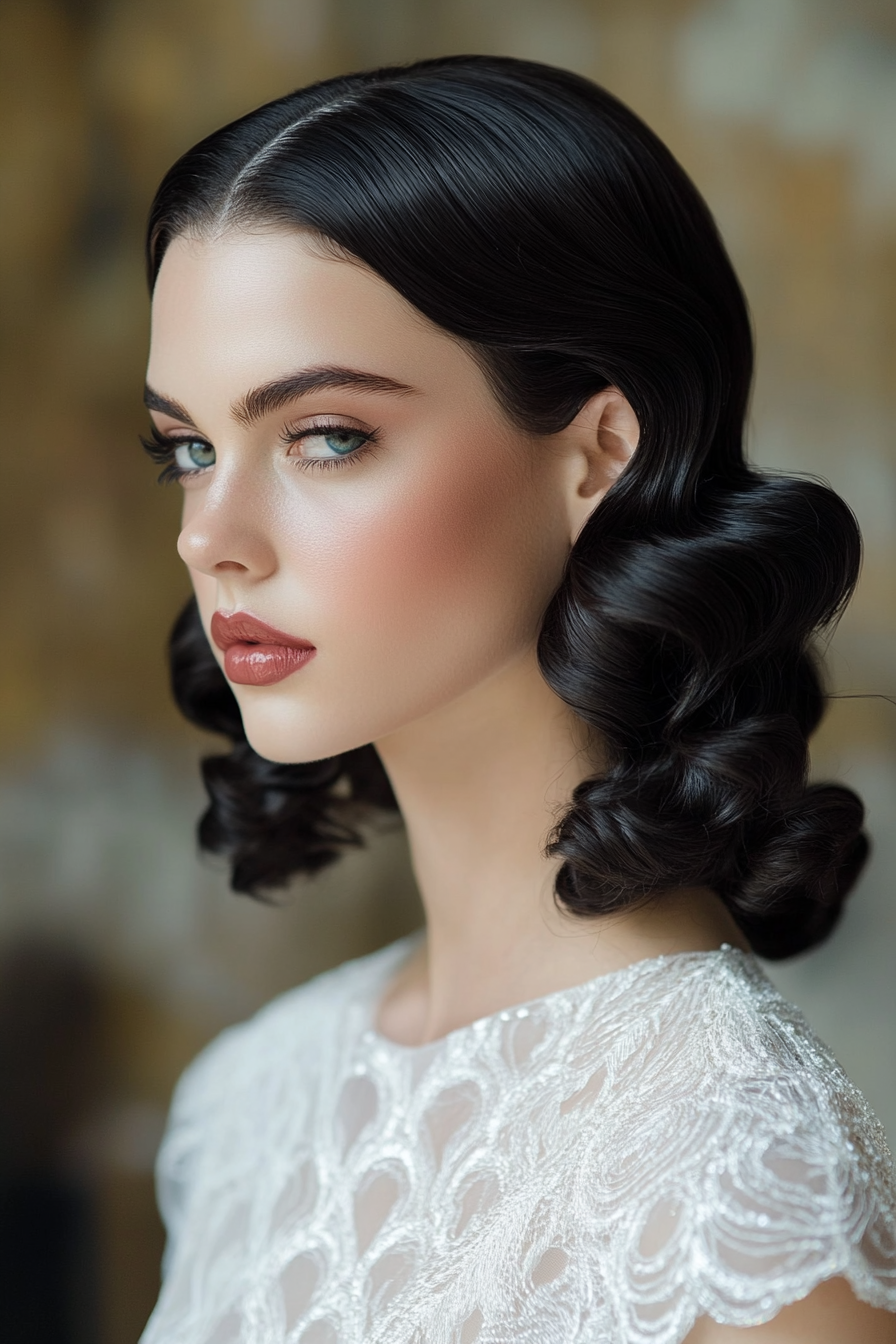 14+ Vintage Glam Hairstyles for Elegant Celebrations in September & October