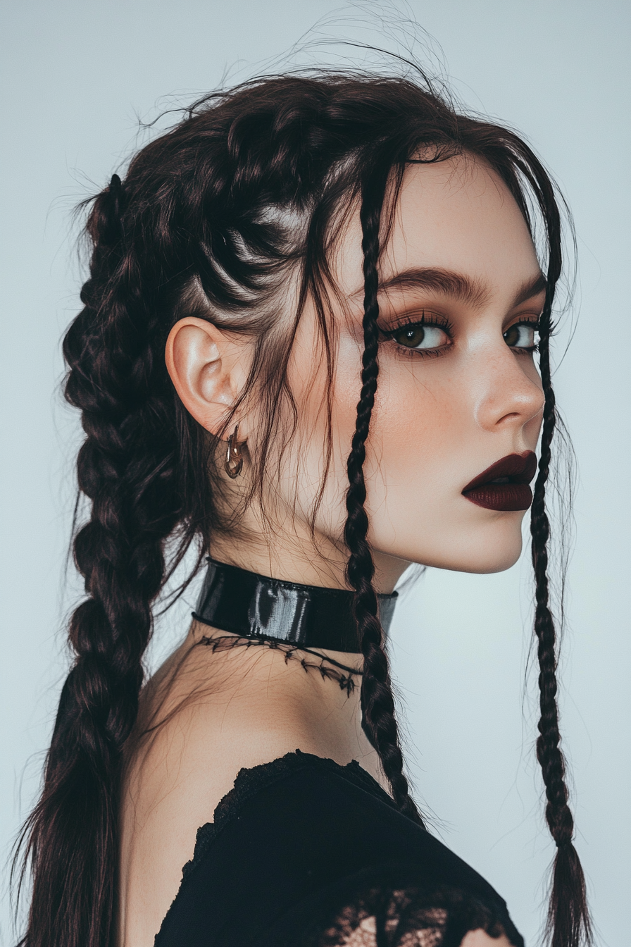From Messy Braids to Sleek Black Waves: 13+ Witch Hairstyles Perfect for October Nights