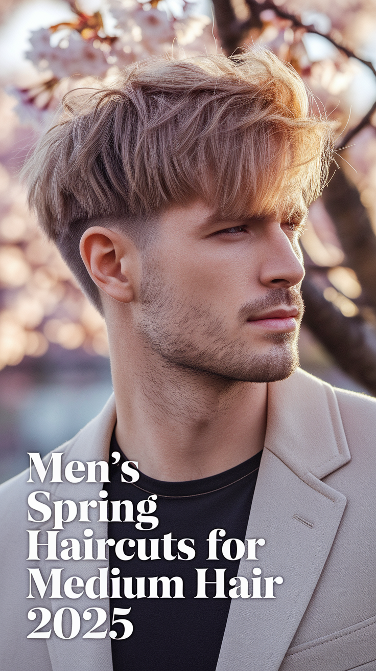 Men’s Spring Haircuts for Medium Hair 2025 – 20 Ideas for Every Face Shape & Hair Type