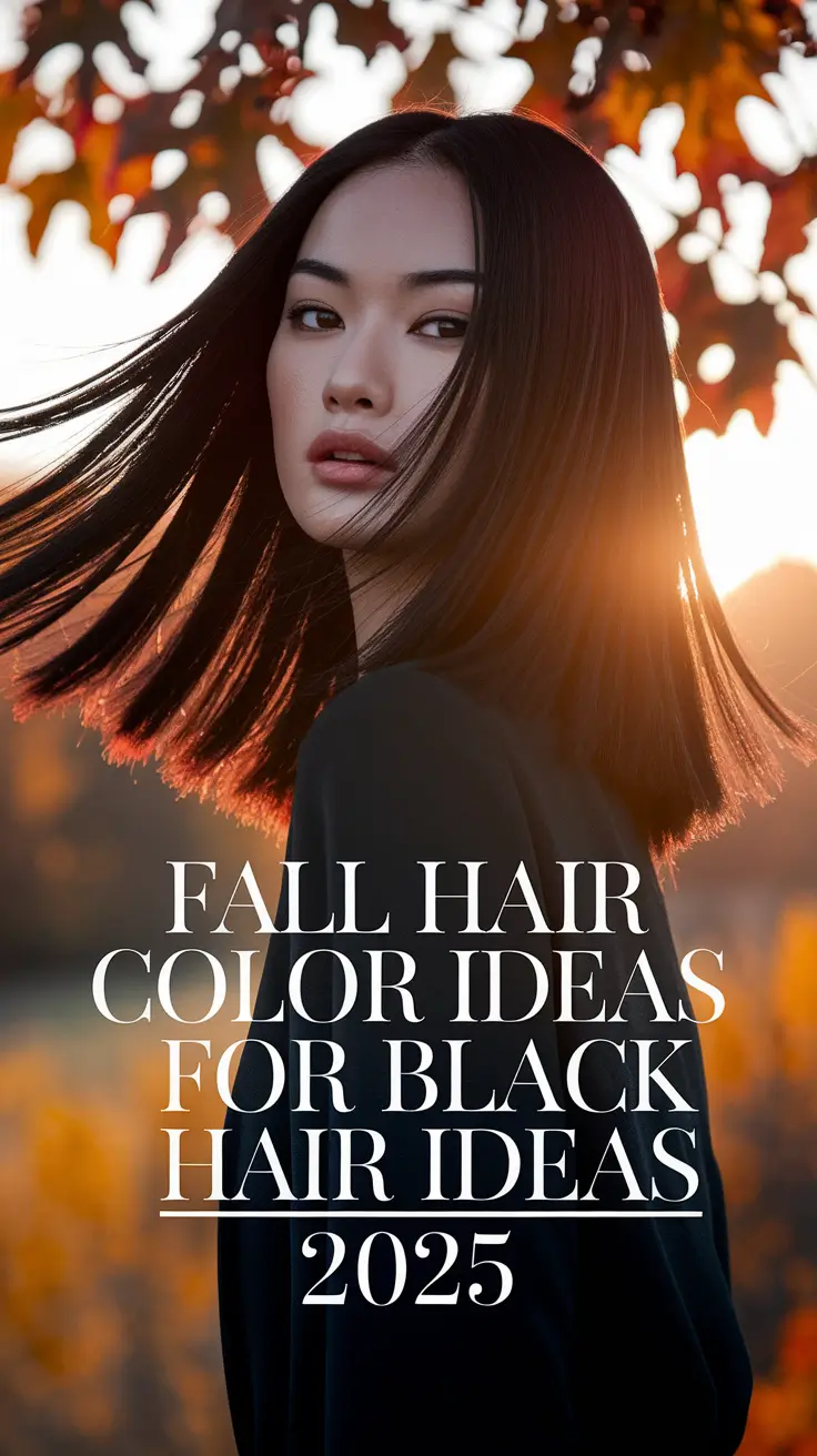 Fall Hair Color Ideas for Black Hair 2025 – Balayage & More
