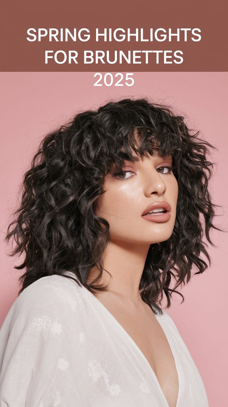 23 Best Spring Highlights for Brunettes 2025 – Caramel Balayage, Short Hair & Trends