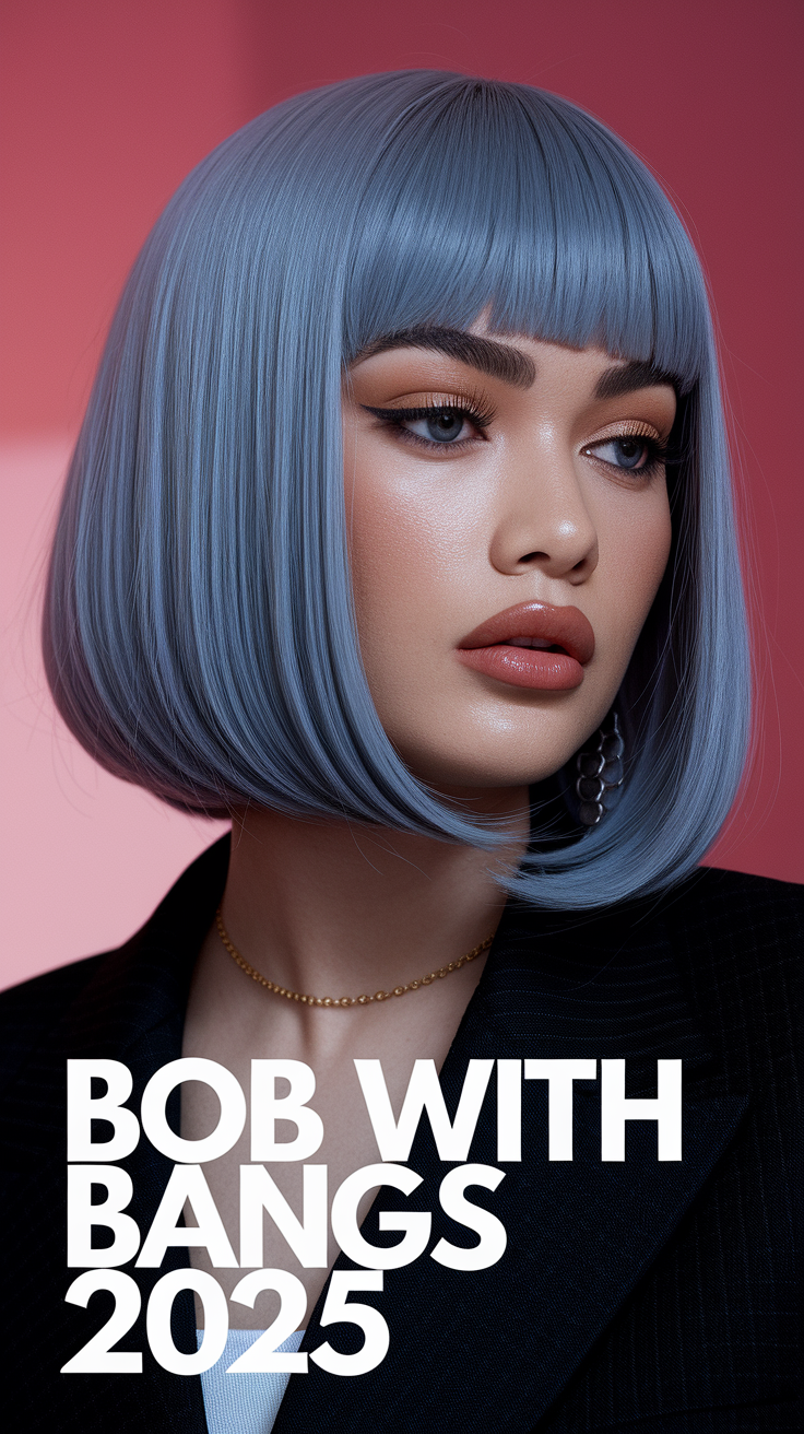Bob with Bangs 2026 – 20 Trendy Ideas for Short, Wavy, and Textured Looks