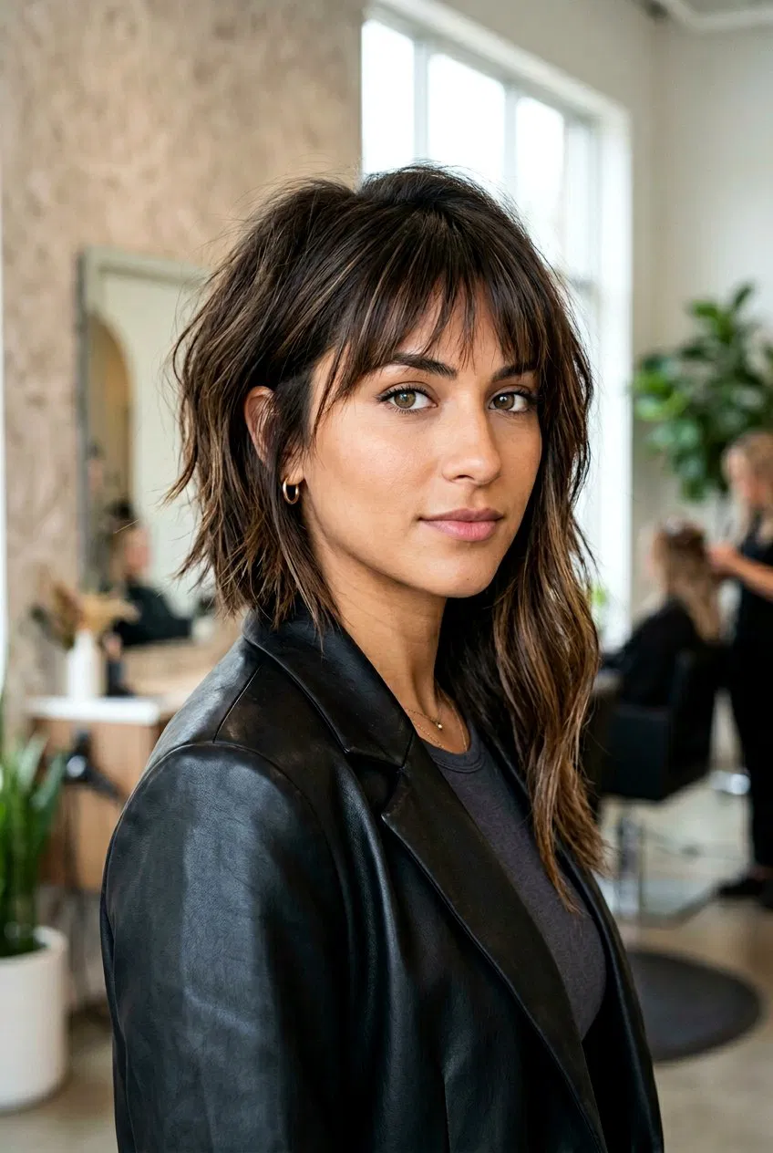 20 Best Shoulder Length Haircut With Wispy Bangs Ideas – Lovelyish