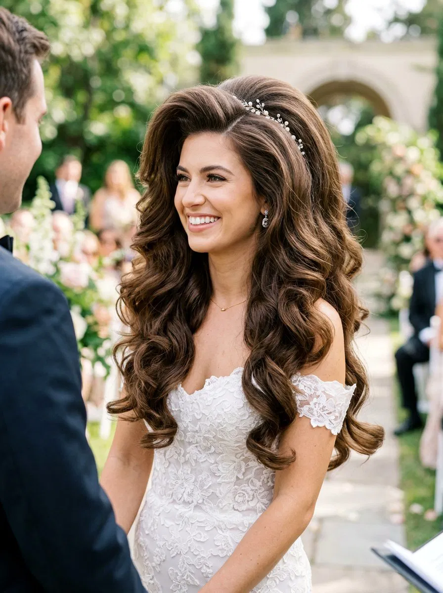 20 Stunning Wedding Hairstyles for Long Thick Hair Ideas – Lovelyish