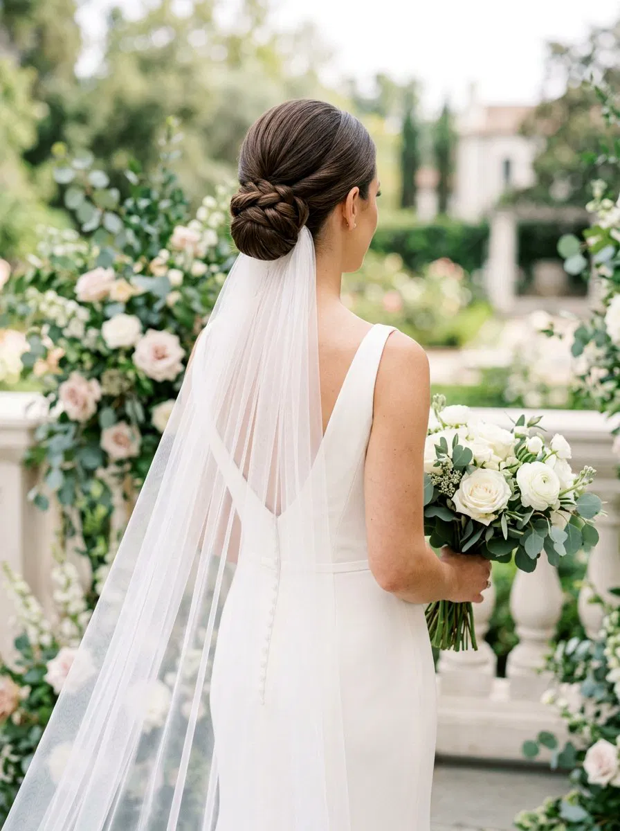 20 Elegant Veil Friendly Wedding Updo Ideas For Your Big Day – Lovelyish
