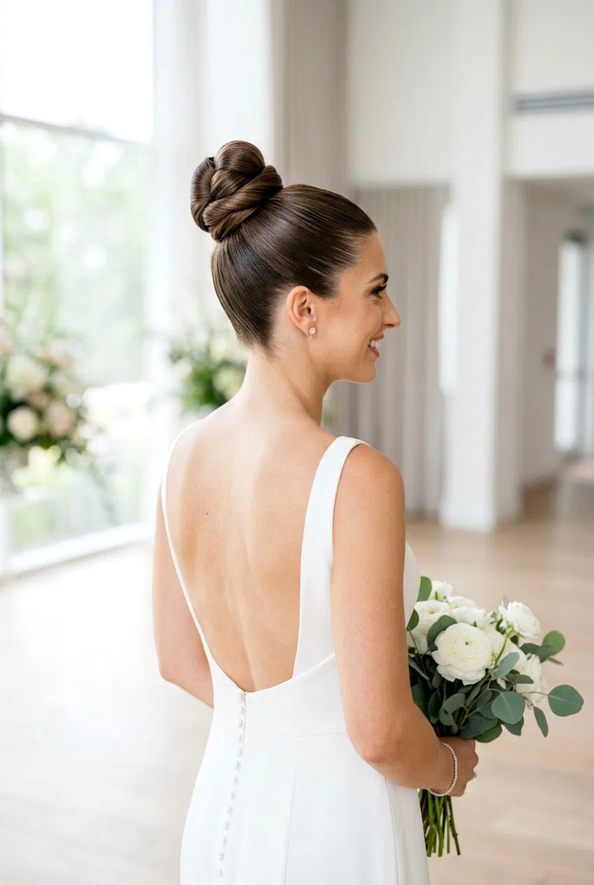 20 Bridal Hairstyle for Straight Sleek Look Brides Love – Lovelyish