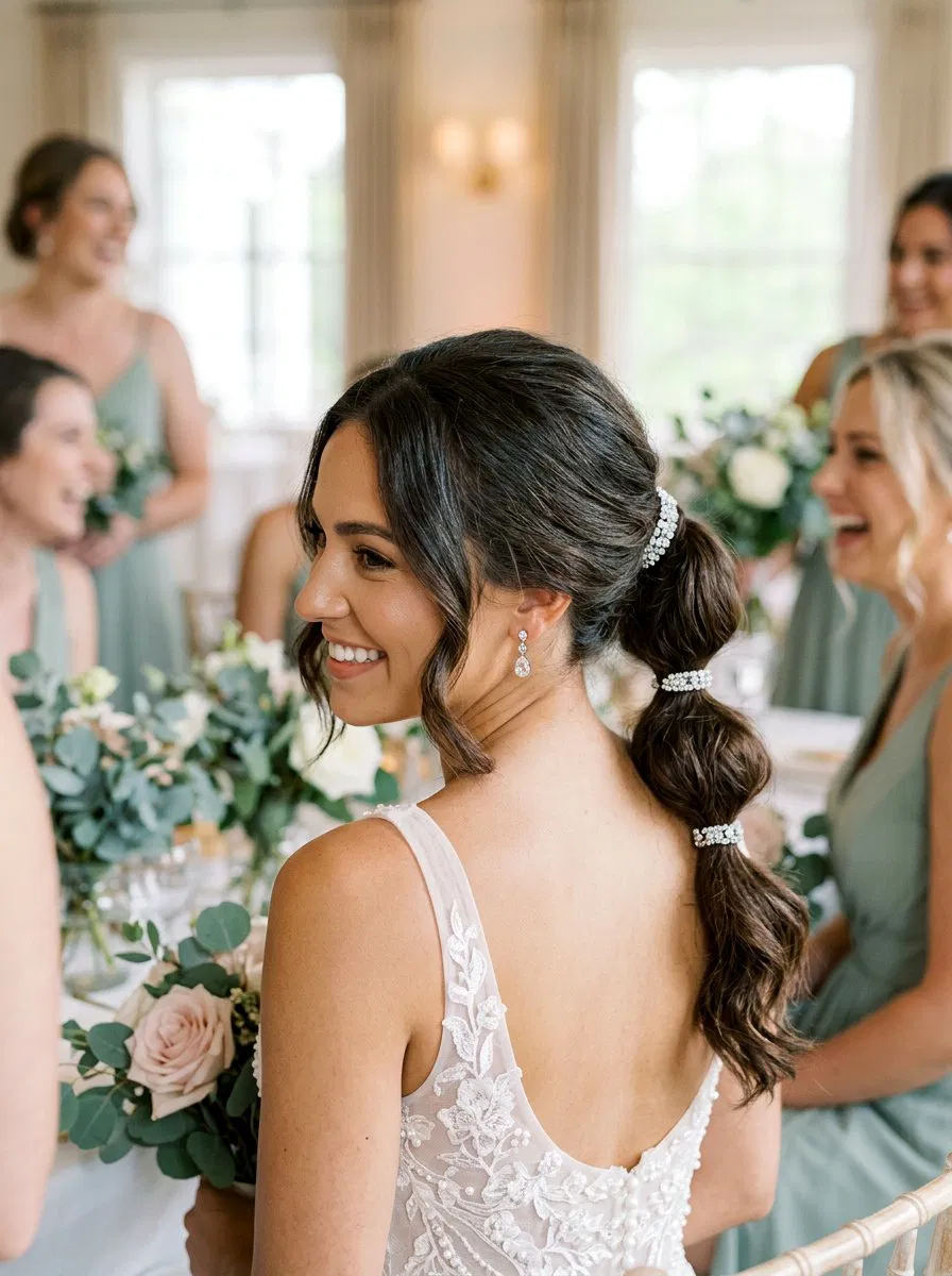 20 Beautiful Wedding Hairstyles for Shoulder Length Hair – Lovelyish