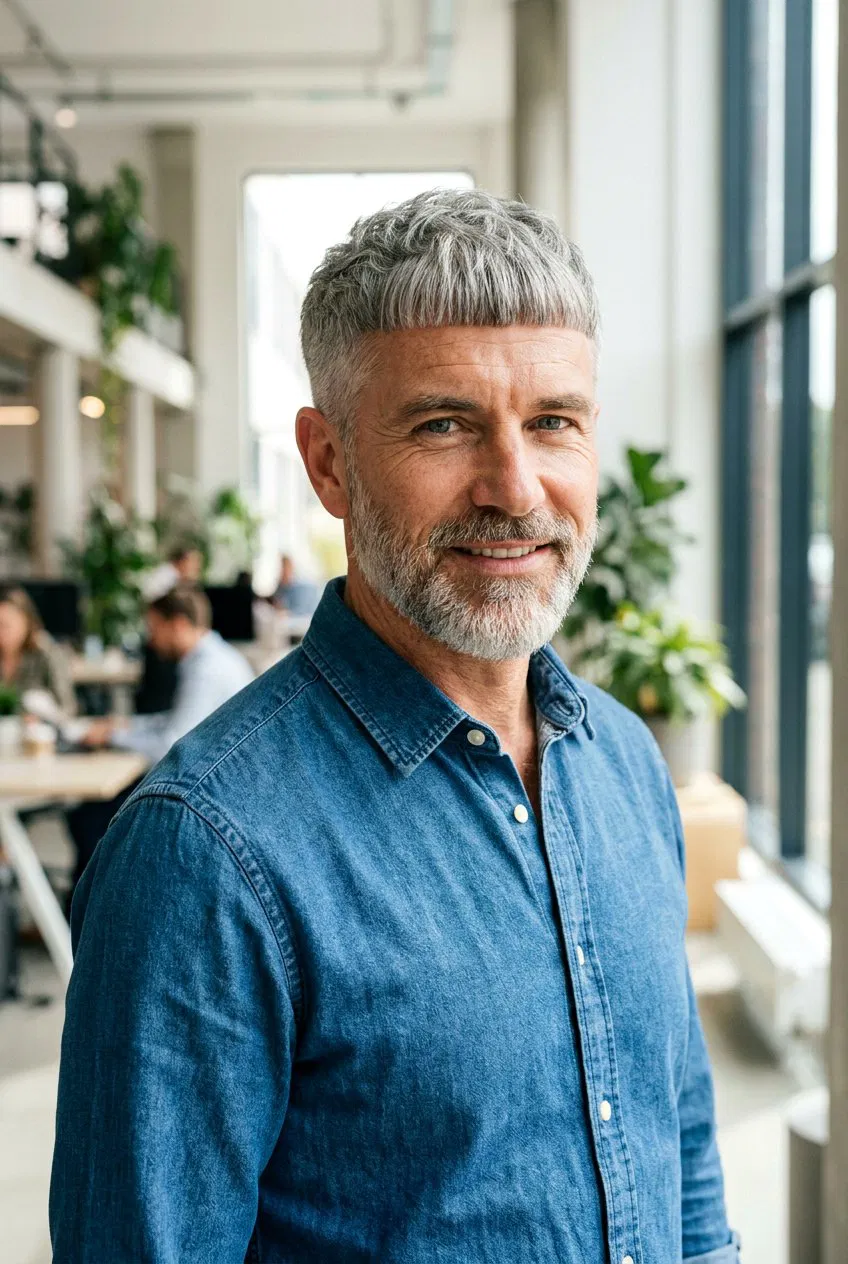 20 Best Men Gray Hairstyle for Older Professionals Looks – Lovelyish