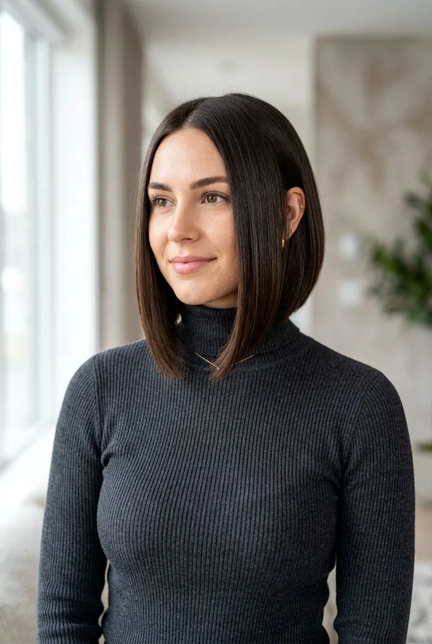 20 Chic Sleek Chin Length Bob Haircuts to Transform You – Lovelyish