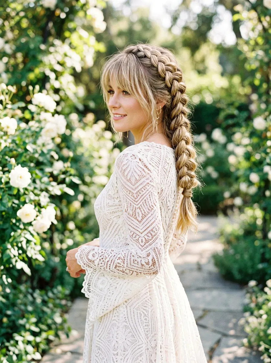 20 Stunning Wedding Hairstyles for Brides With Bangs Ideas – Lovelyish