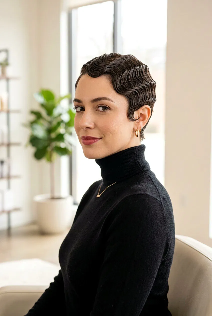 20 Stunning Finger Waves On Short Natural Hair To Try Now – Lovelyish
