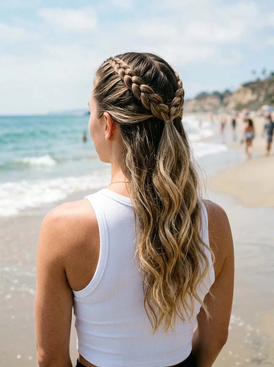 20 Effortless Vacation Hairstyle with Low Beach Waves Ideas – Lovelyish