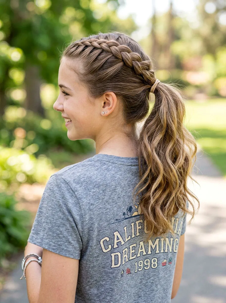 20 Stunning School French Braid Ponytail Ideas for Students – Lovelyish