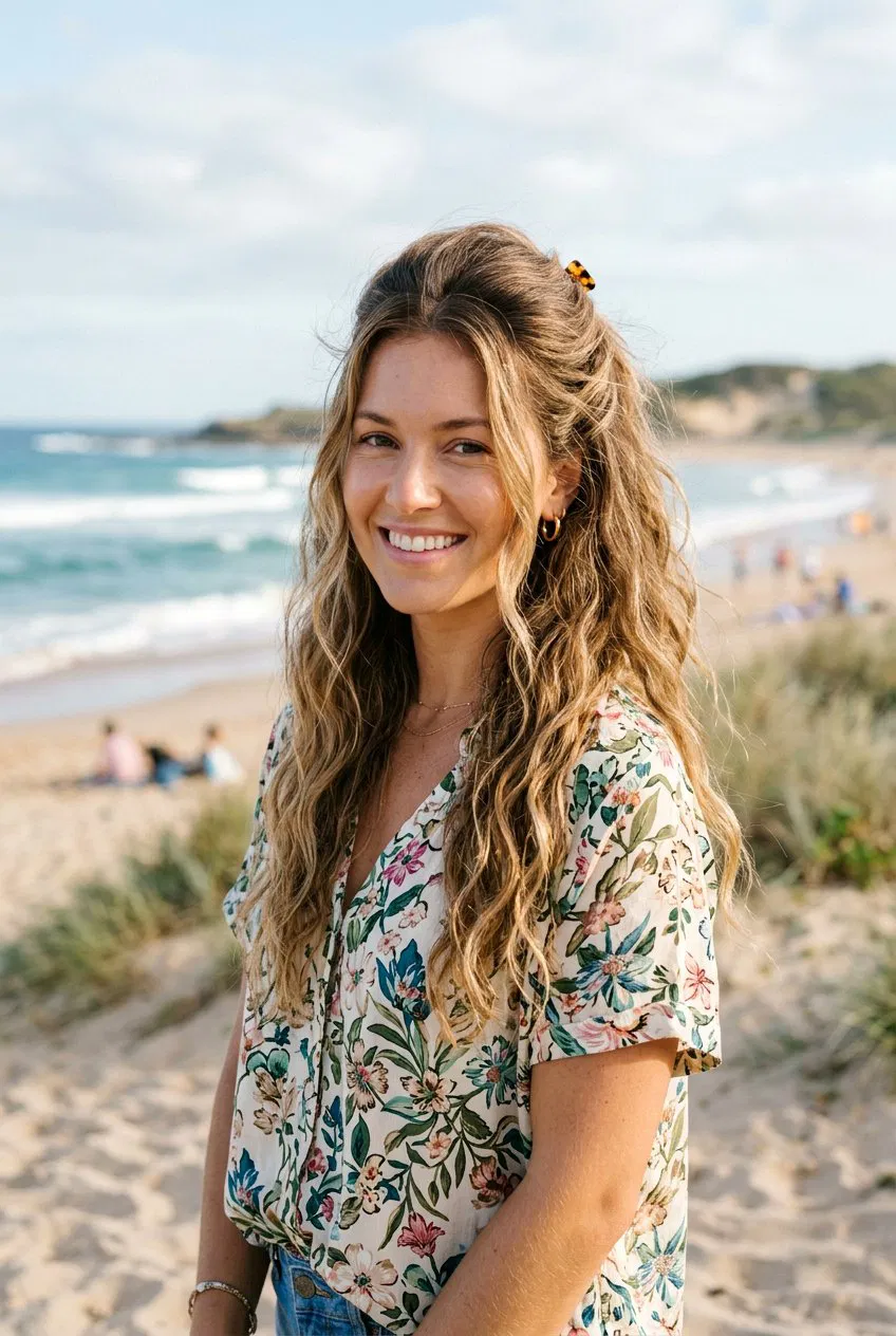 20 Best Beach Hairstyle Ideas with Perfect Saltwater Waves – Lovelyish