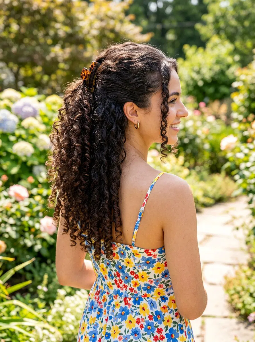 20 Stunning Vacation Hairstyle Ideas Perfect for Long Curls – Lovelyish