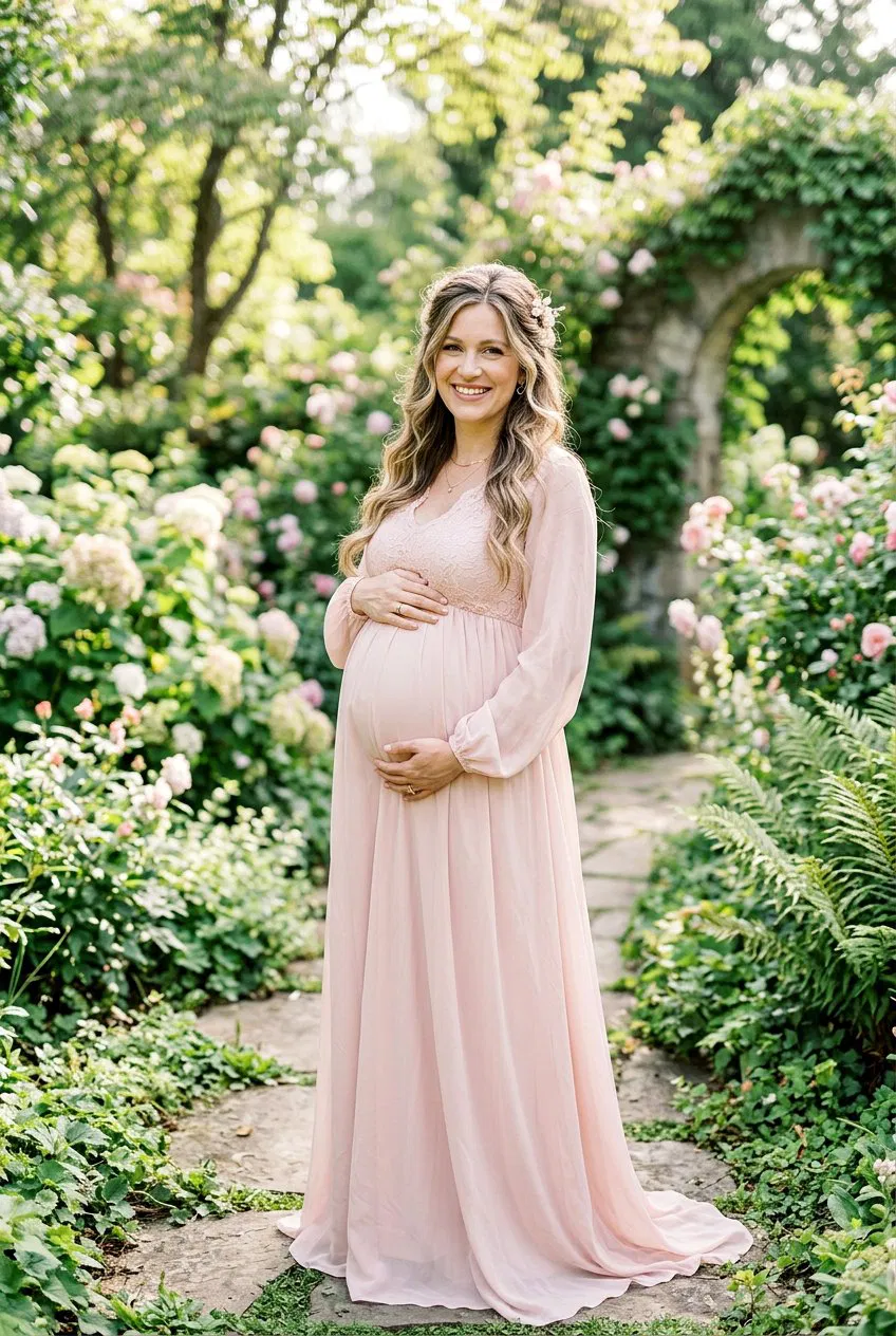 20 Beautiful Waves Hairstyle Looks for Your Maternity Shoot – Lovelyish