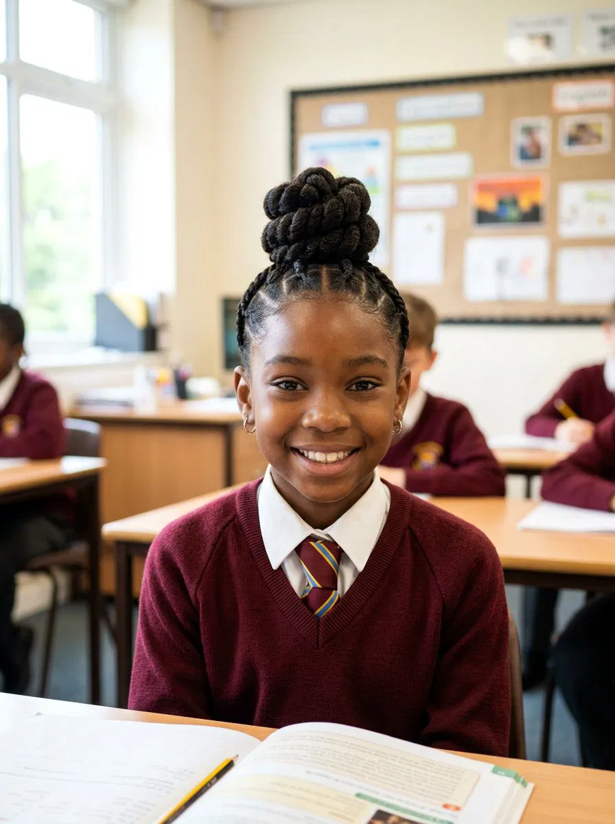 20 Cute School Bun Styles for Black Girls to Wear This Year – Lovelyish