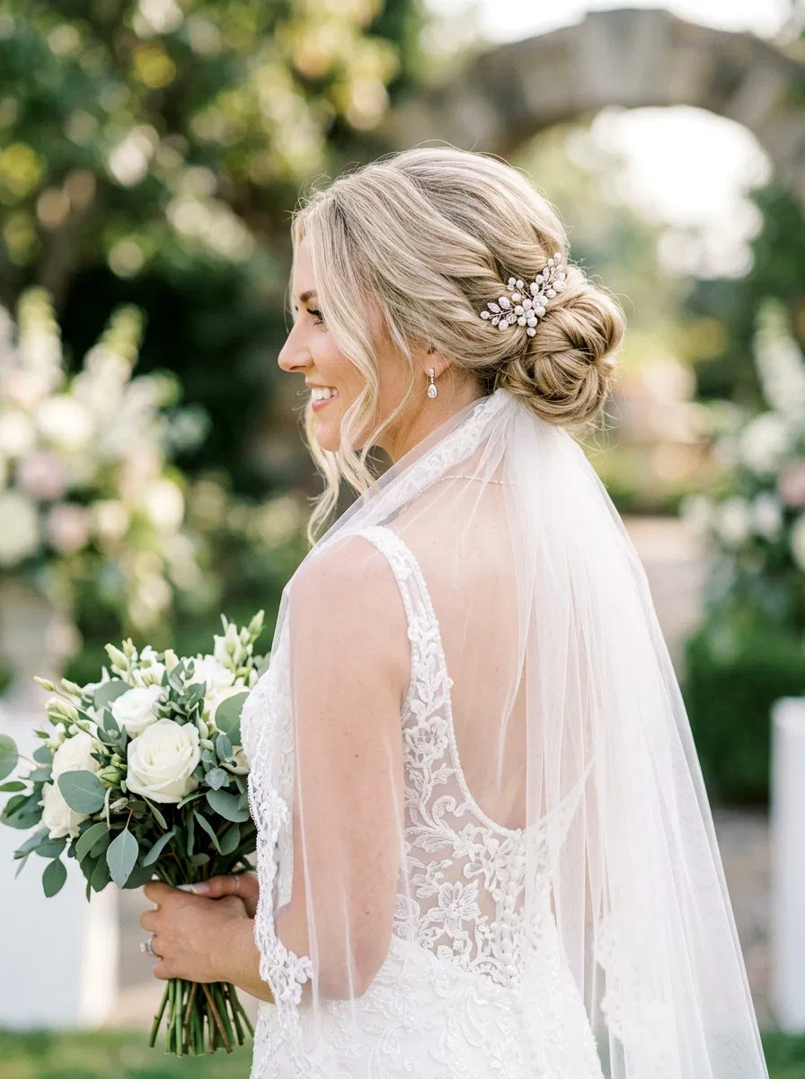 20 Gorgeous Romantic Bridal Hairstyle for Long Hair Ideas – Lovelyish