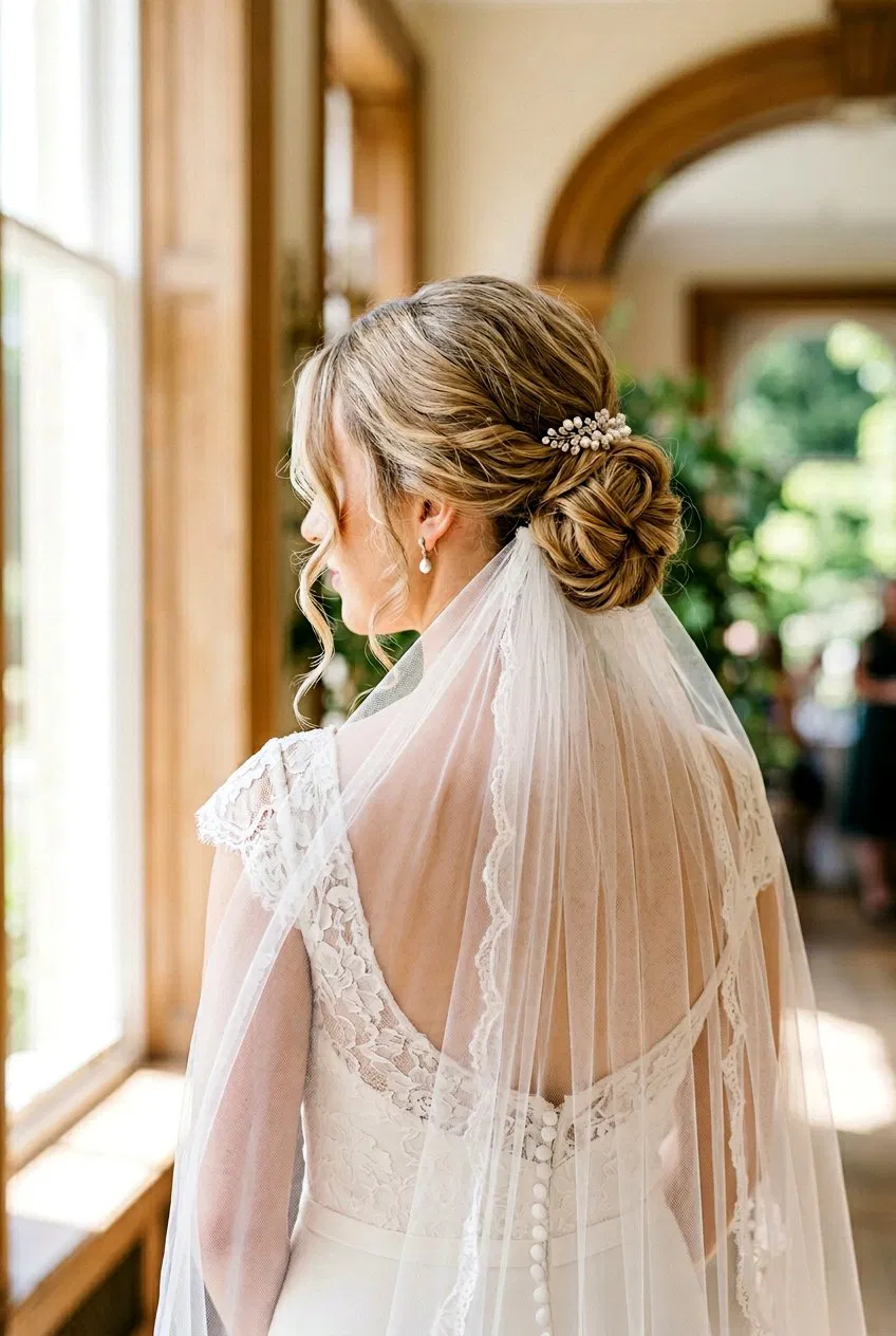 20 Gorgeous Low Textured Bun for Bride Ideas You Will Love – Lovelyish