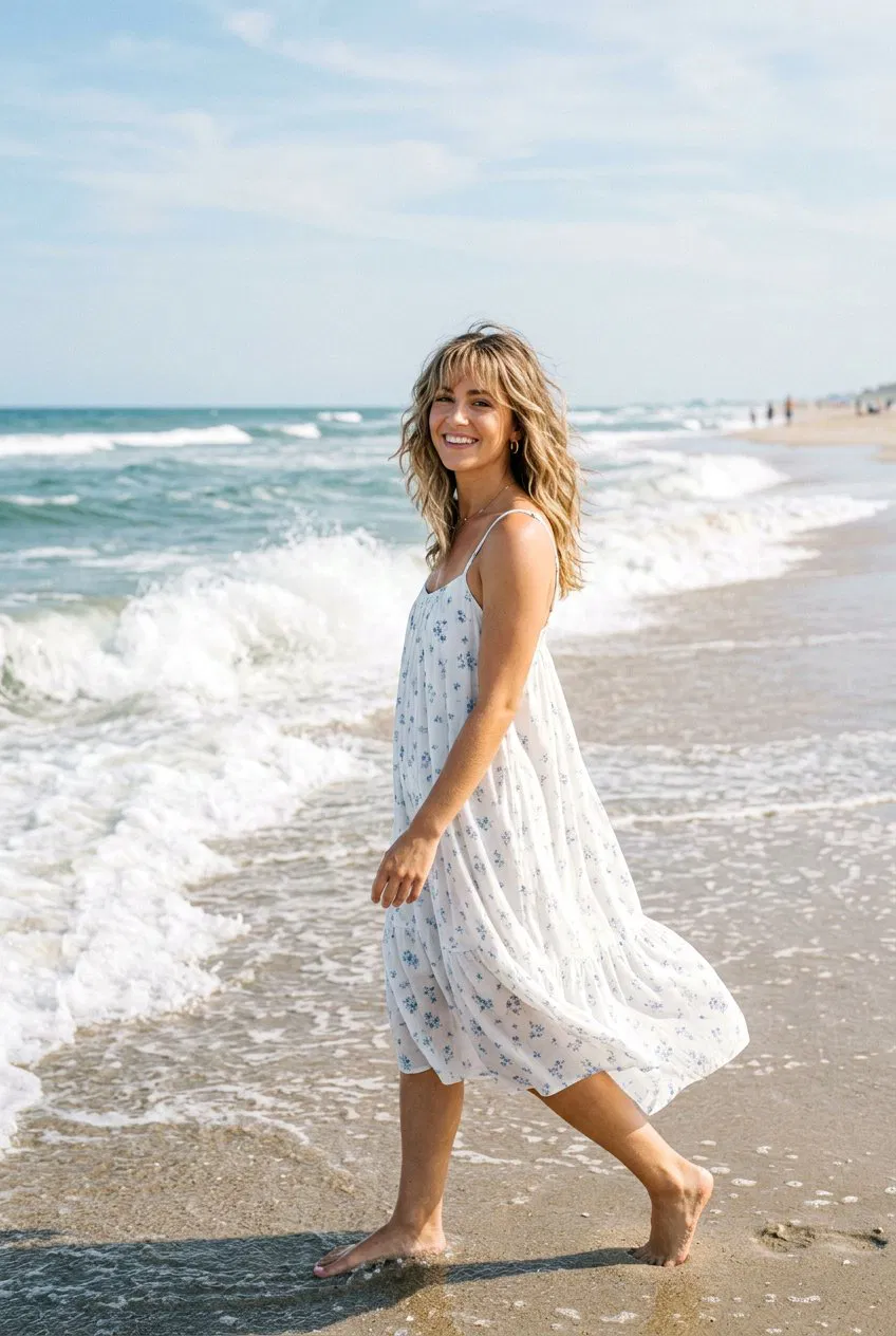 20 Stunning Medium Wavy Haircut With Bangs Looks to Try – Lovelyish