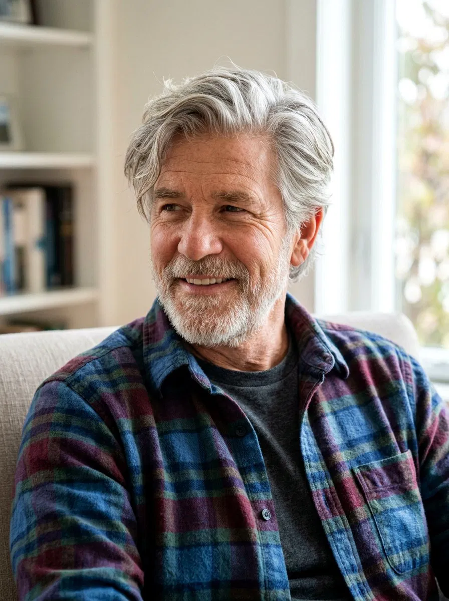 20 Sophisticated Older Men Hairstyles With Gray Hair To Try – Lovelyish