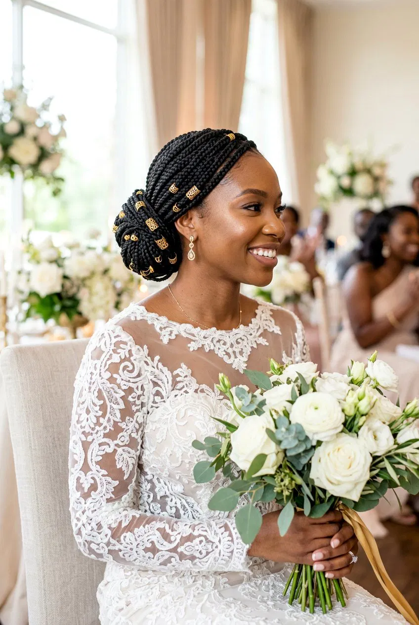 20 Breathtaking Wedding Hairstyles For Black Brides To Try – Lovelyish
