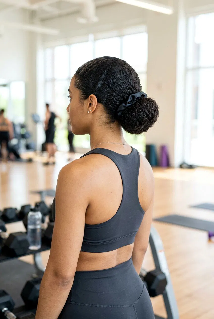 20 Easy Gym Bun for Curly Hair Ideas for Your Next Workout – Lovelyish