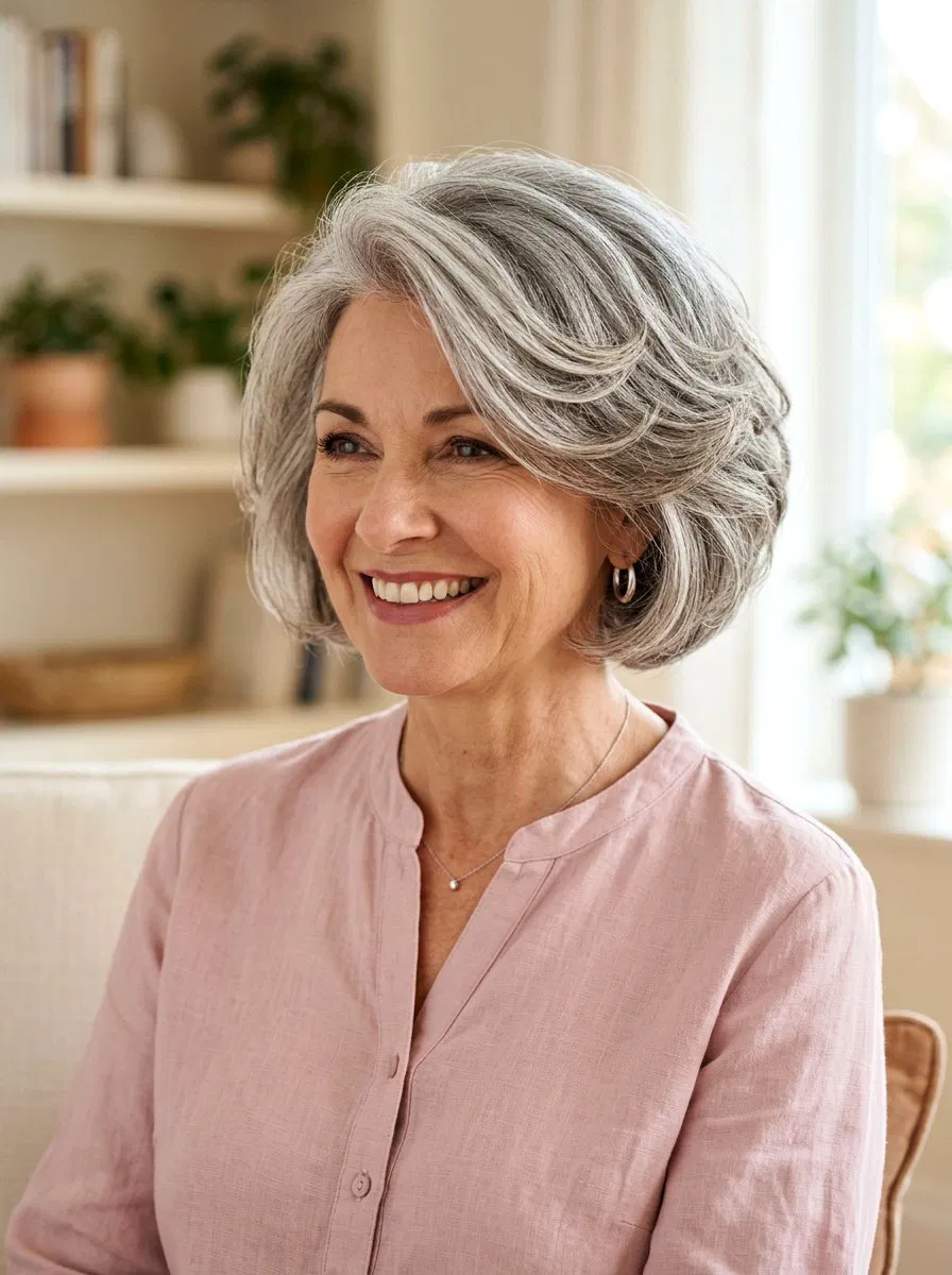 20 Chic Salt and Pepper Bob Haircut Ideas for Your Next Look – Lovelyish