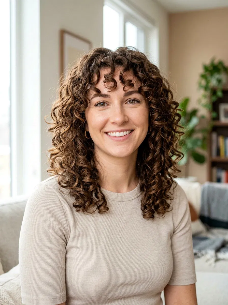 20 Shoulder Length Curly Layers Haircut Ideas to Try Now – Lovelyish