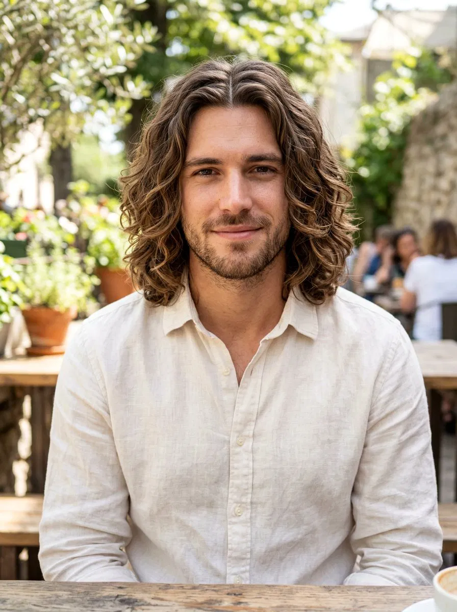 20 Coolest Shoulder Length Layered Hair Men Styles to Try Now – Lovelyish