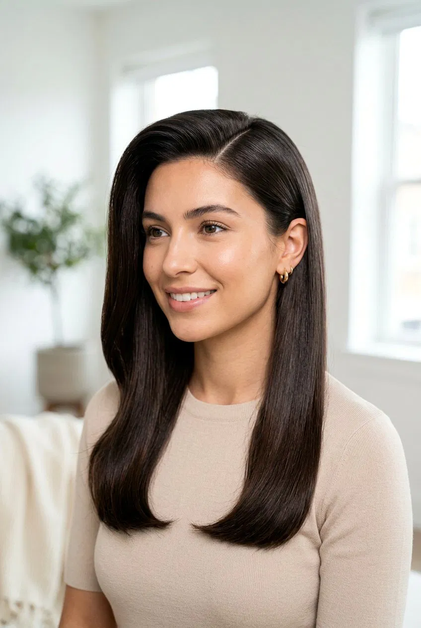 20 Sleek Silk Straight Hair Ideas for a Flawless Finish – Lovelyish