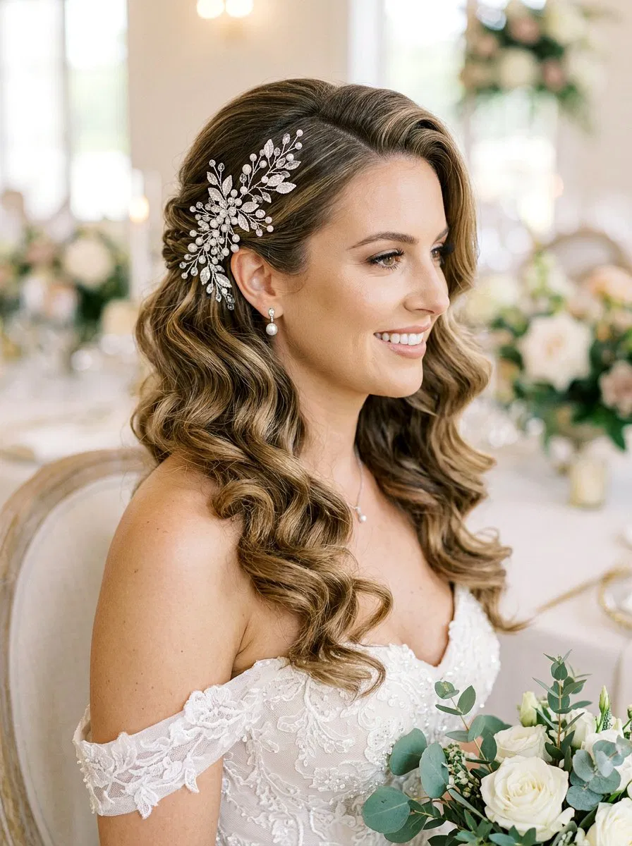 20 Beautiful Wedding Hairstyles with Hair Vines for Brides – Lovelyish