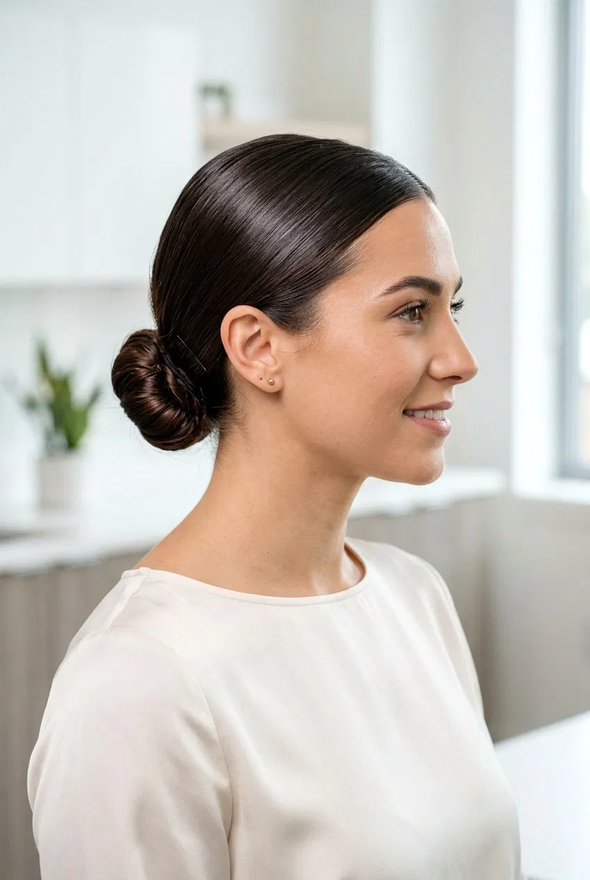 20 Professional Sleek Work Bun Hairstyles for the Office – Lovelyish