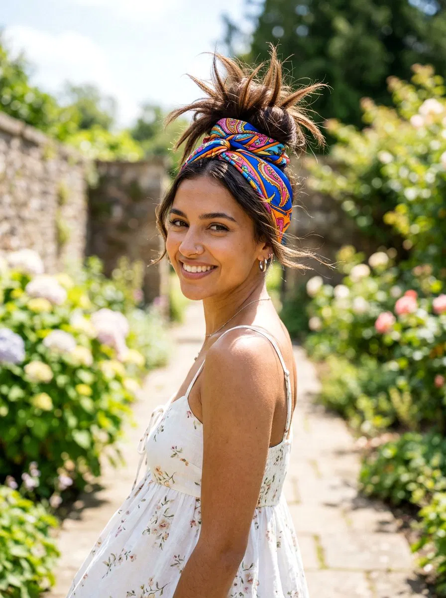 20 Trendy Y2K Spiky Bun Hairstyle Ideas for an Edgy Vibe – Lovelyish