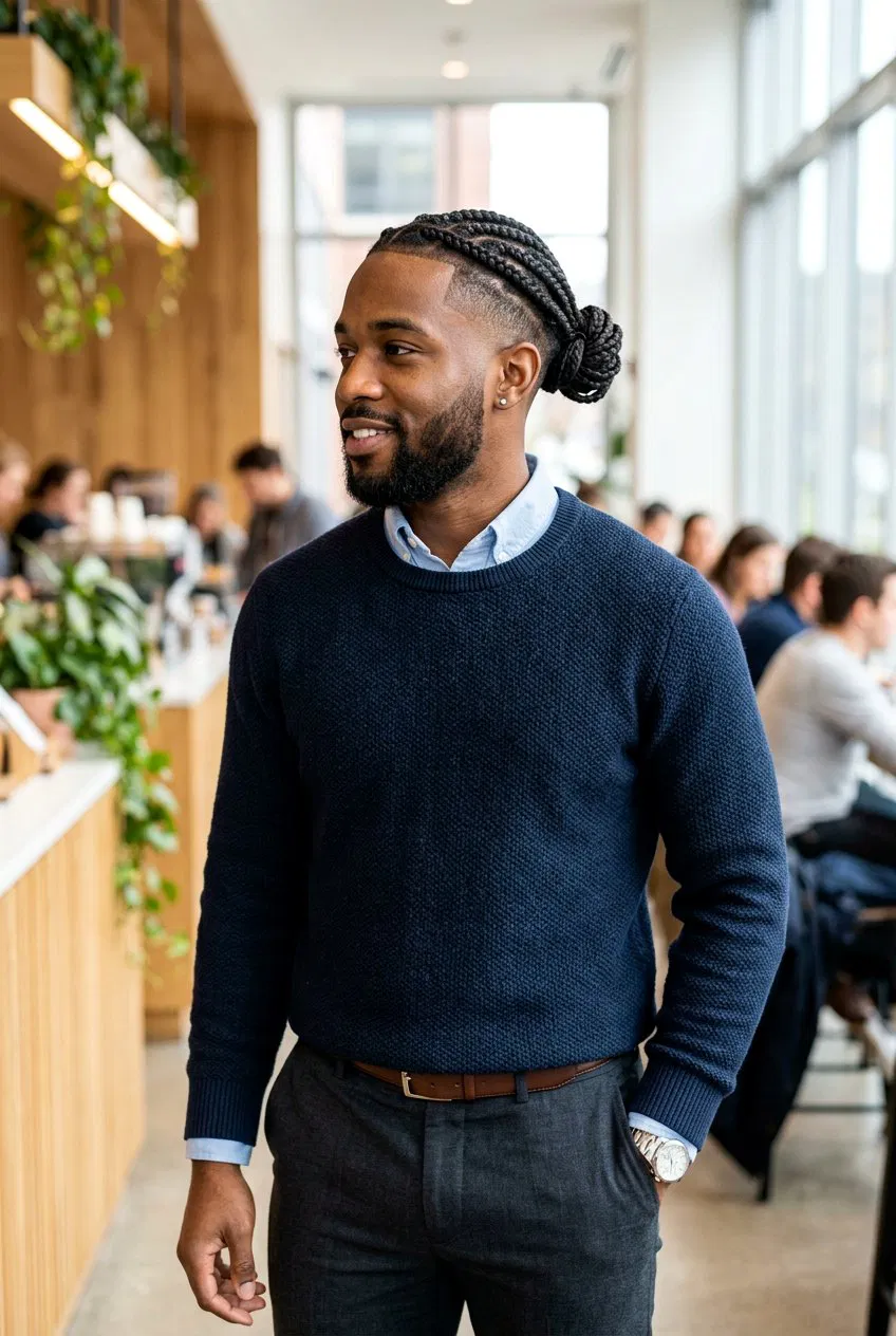 20 Ultimate Braided Top Knot Men Hairstyles to Try Today – Lovelyish