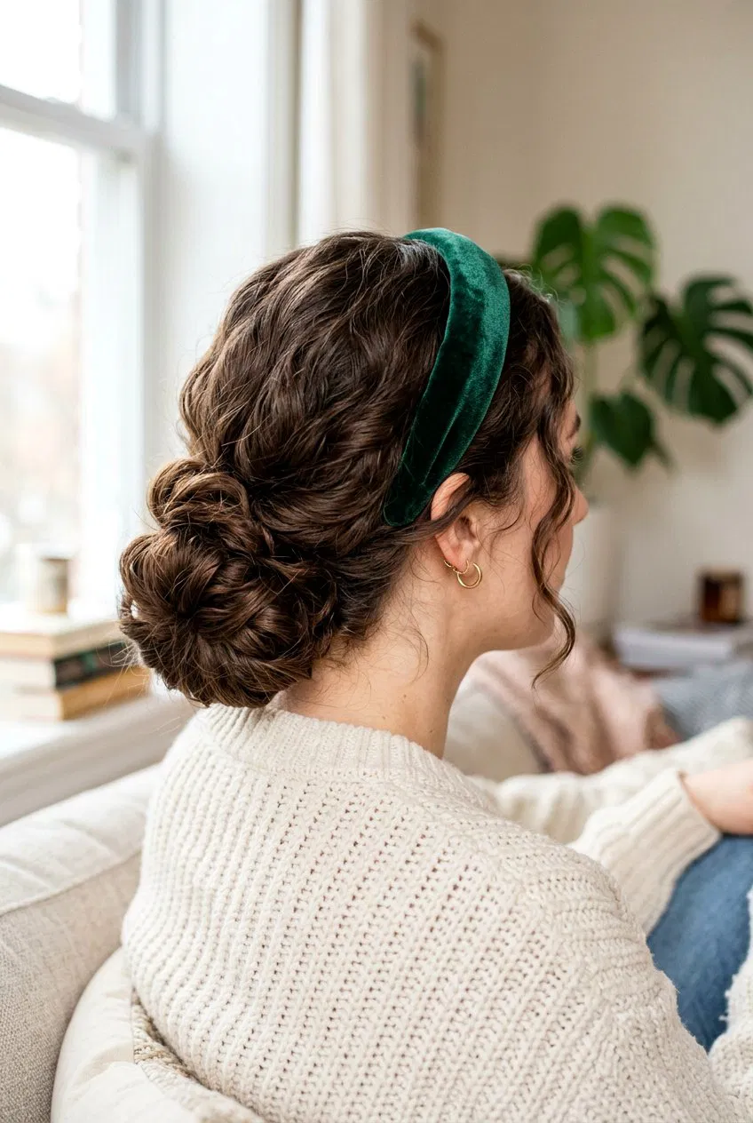 20 Gorgeous Headband Bun Hairstyle Ideas To Elevate Your Look – Lovelyish