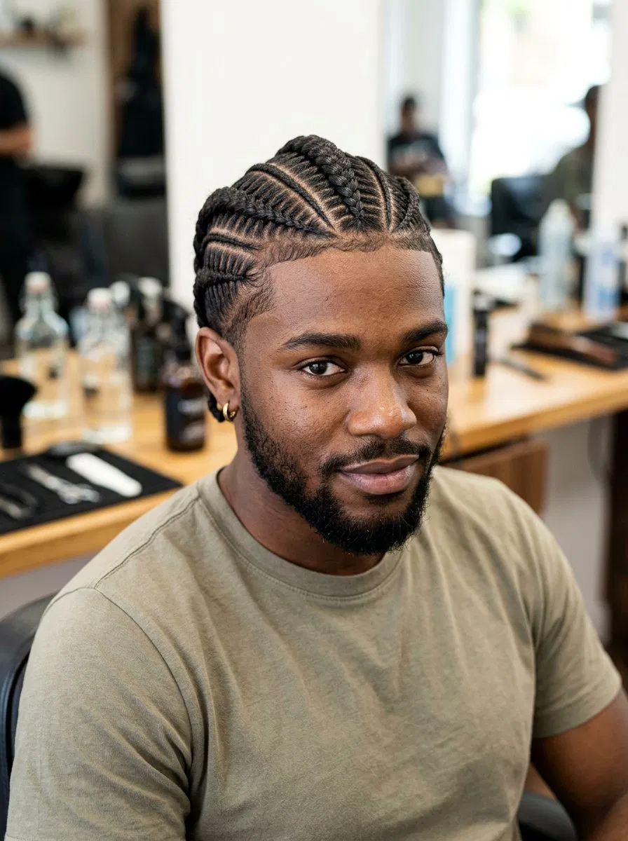 20 Cool And Edgy Stitch Braids For Men To Try This Year – Lovelyish